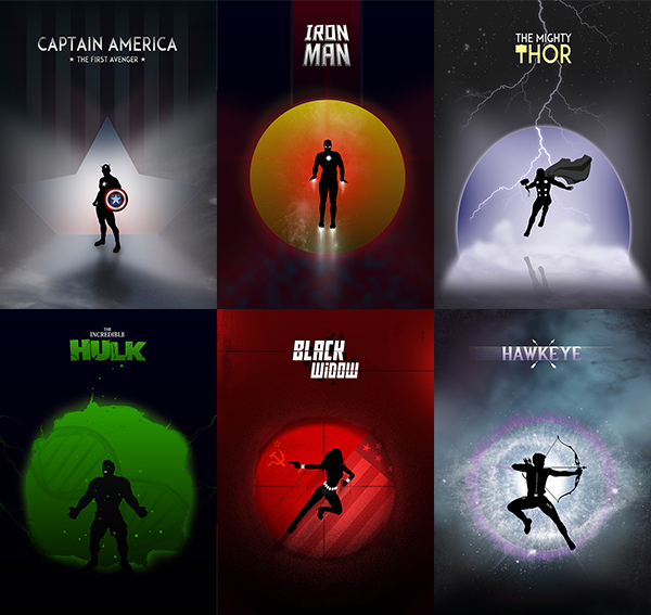 The Avengers – Character Poster Collection